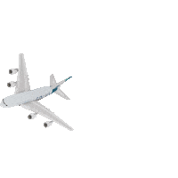 UNAQ fly airplane avion unaq Sticker