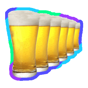 Drunk Beer Sticker by imoji