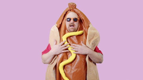 Hot Dog Men GIF by StickerGiant