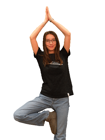 Sport Yoga Sticker by Hochschule Osnabrück – University of Applied Sciences
