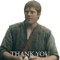 A Knight Of The Seven Kingdoms Thank You Sticker by Game of Thrones