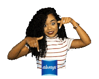 danielasantos apontandoaqui Sticker by Always Brasil
