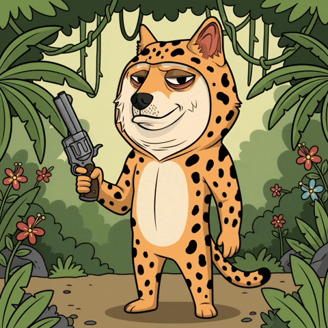 Shiba Inu Illustration GIF by Doge Pound