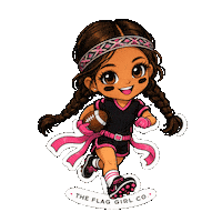 Flag Football Sticker by The Flag Girl Co