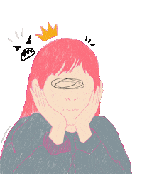 Sad Mood Sticker by Polillailustra
