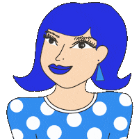 truecolorsnyc truecolorsnyc gal art color illustration kawaii happy Sticker
