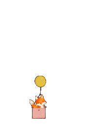 paeddydesign fox ballon paeddydesign paeddydesignde Sticker