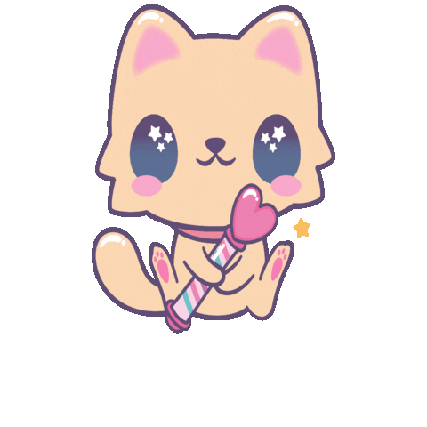 Kitty Fidel Sticker by Onix Pink Shop