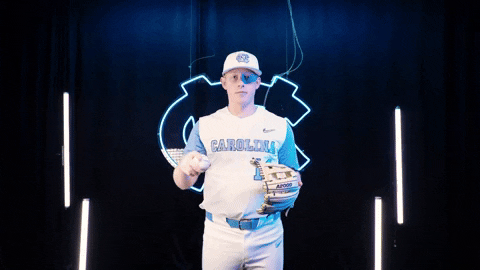 North Carolina Baseball GIF by UNC Tar Heels