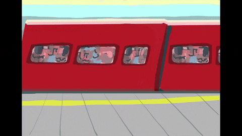 CokCoq giphyupload viaje animacion tren GIF