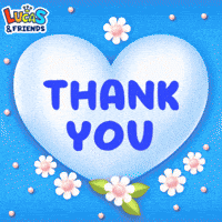 Thank You So Much GIF by Lucas and Friends by RV AppStudios