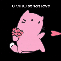 omhucph love heart teddy sendinglove GIF