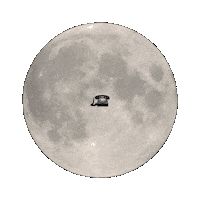 ring ring moon Sticker by Josh Rigling