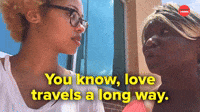Love travels a long way