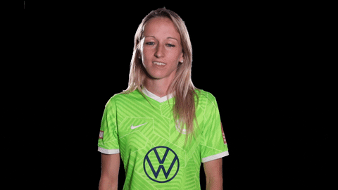 Kathrin Hendrich Reaction GIF by VfL Wolfsburg