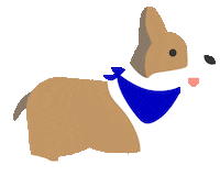 Happy Dog Sticker by John Hancock