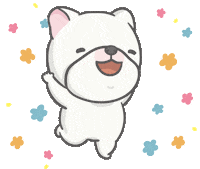 French Bulldog Love Sticker by Hi John