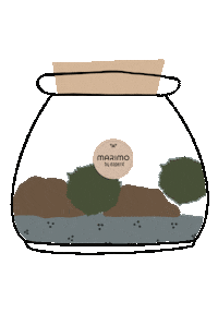 esperit_ype planten marimo esperit mosbollen Sticker