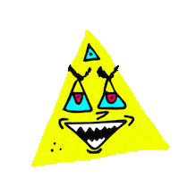 rainbow triangle Sticker by Nuttz