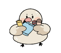 Hungry Snack Sticker