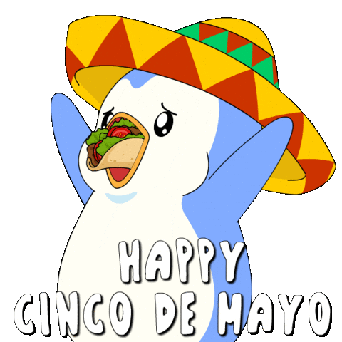 May 5Th Spanish Sticker by Pudgy Penguins