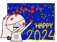 Feliz Navidad Nye Sticker by Minka Comics