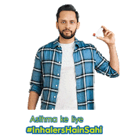 Breathefree badminton asthma inhaler ayushmann Sticker