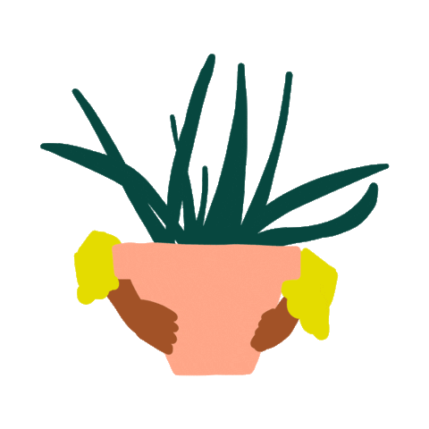plant healing Sticker by Actual Footage of Me