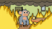 Fire Thisisfine GIF by Chimpers