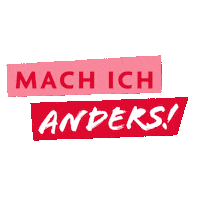 Statement Anders Sticker by BüroBlondBerlin