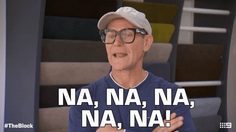 Channel 9 No GIF by The Block