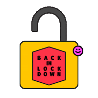 Corona Lockdown Sticker by irlrubyph