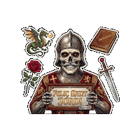 Sant Jordi Rose Sticker