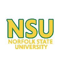 Green And Gold Nsu Sticker by Norfolk State University