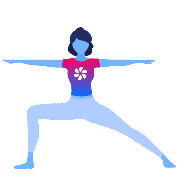peerfit giphyupload fitness workout yoga Sticker