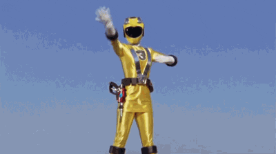Power Rangers Fireworks GIF