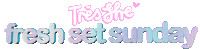 Text Sunday Sticker by Trés She Talons