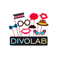 DIVOLAB photobooth props divolab Sticker