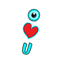 wu_cre8 love heart i love you love you Sticker