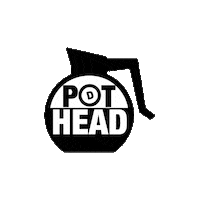 Coffee Pot Head Sticker by Devotion Nutrition