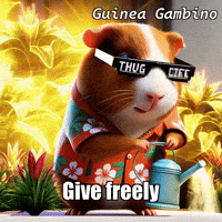 Peace Glow GIF by Guinea Gambino