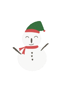 Christmas Snowman Sticker