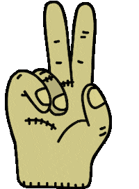 The Addams Family Hand Sticker by CsaK