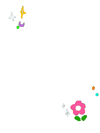 Flower Star Sticker