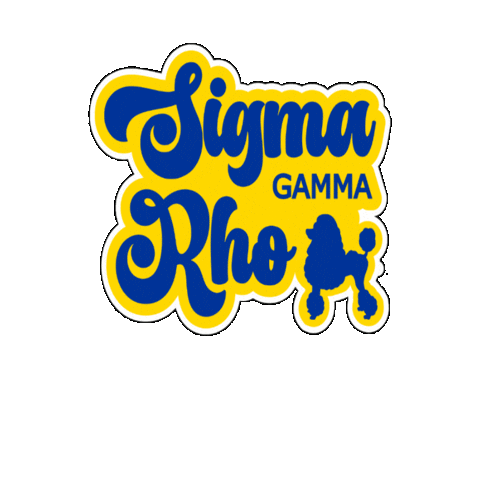 Sigma Gamma Rho Sgrho Sticker by Greek Swag Pack