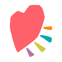 Heart Love Sticker by Great King Kate