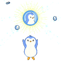 Crypto Penguin Sticker by Pudgy Penguins