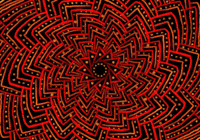 rgull1t geometry relaxing illusion fire colors GIF