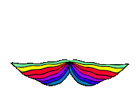 Rainbow Butterfly Sticker by Linnéa Claeson