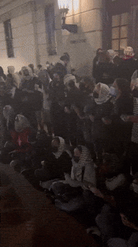 Columbia Students Occupy Campus Building During Pro-Palestinian Protest